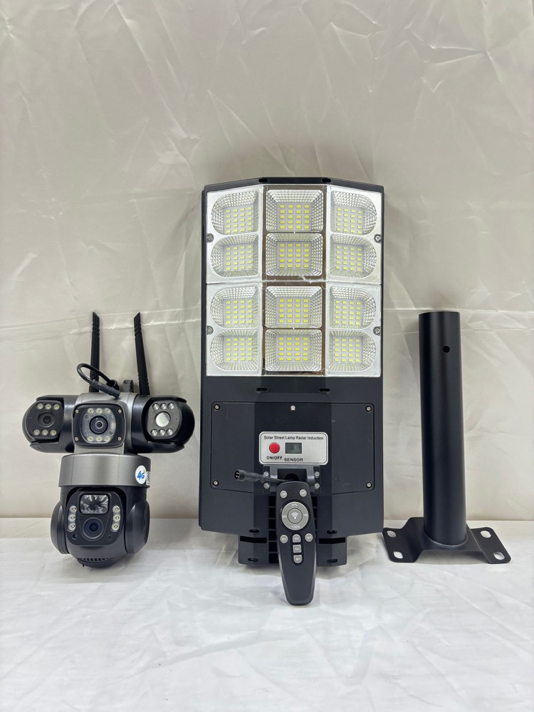 AS-CM02 — 4MP triple-lens camera street light