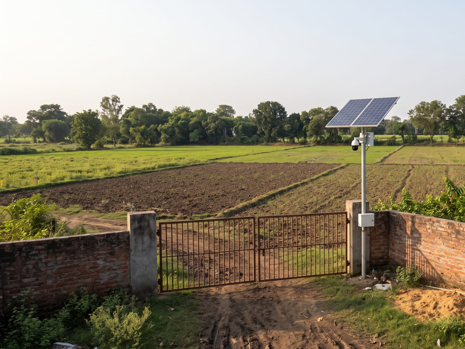 Solar CCTV installed by Aarve Solar