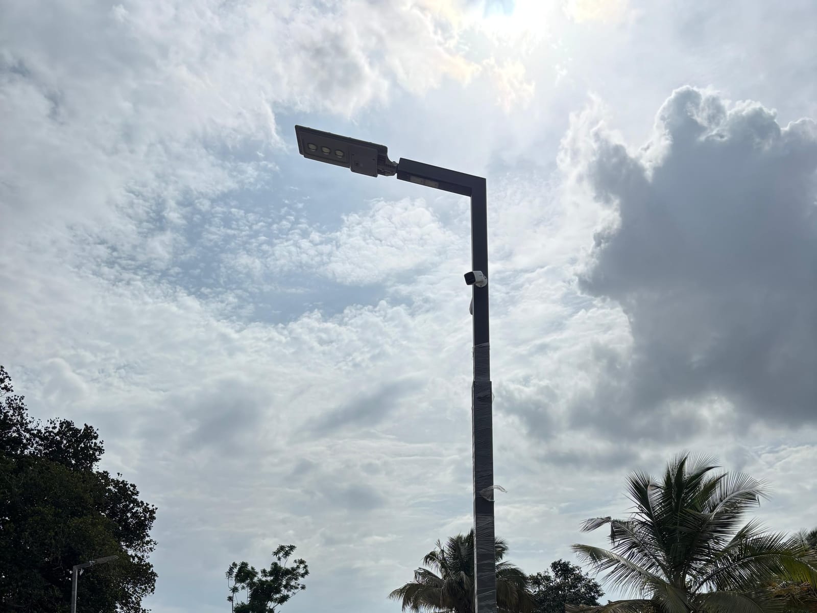A completed pole