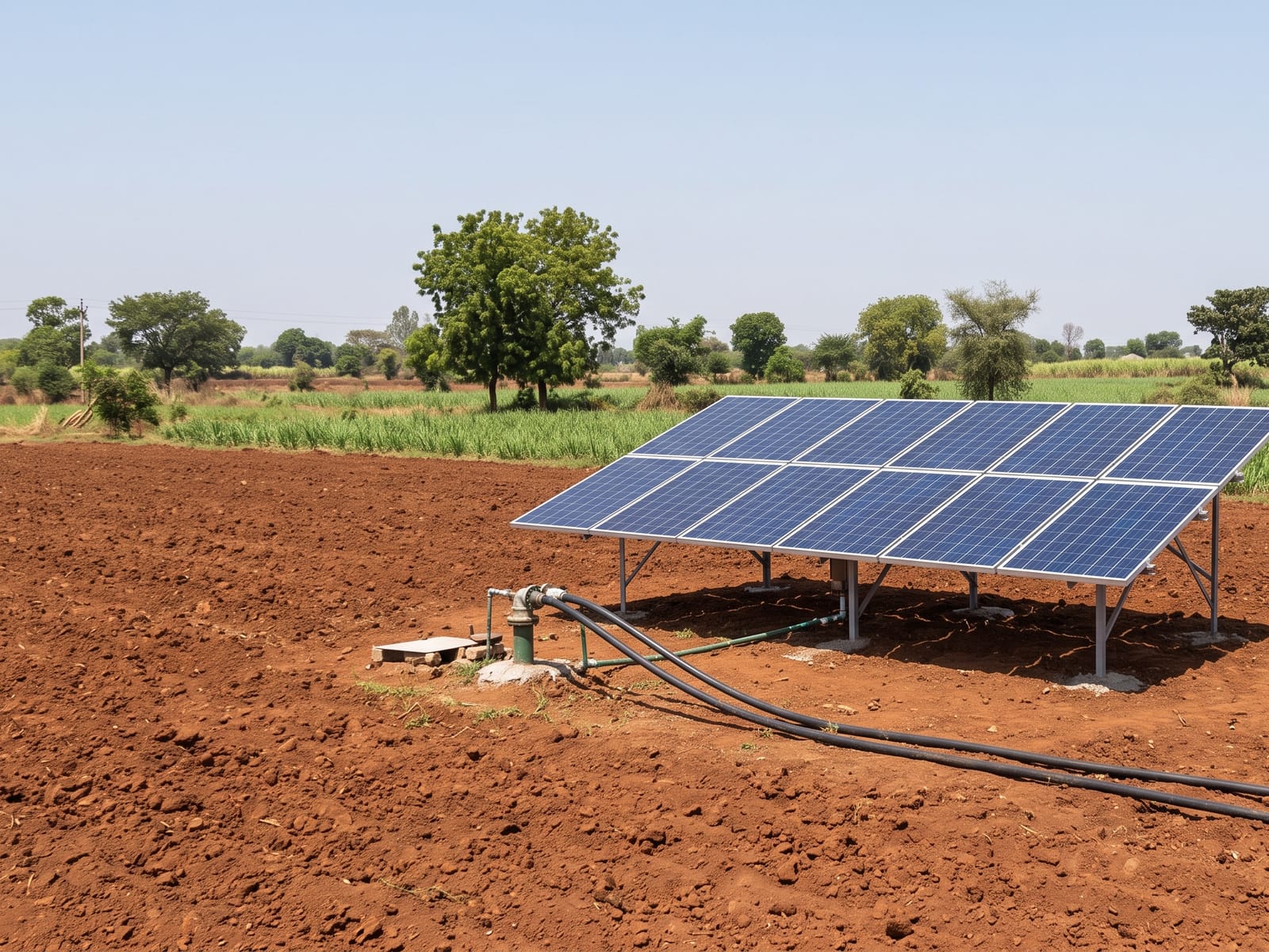 Solar pumps installed by Aarve Solar