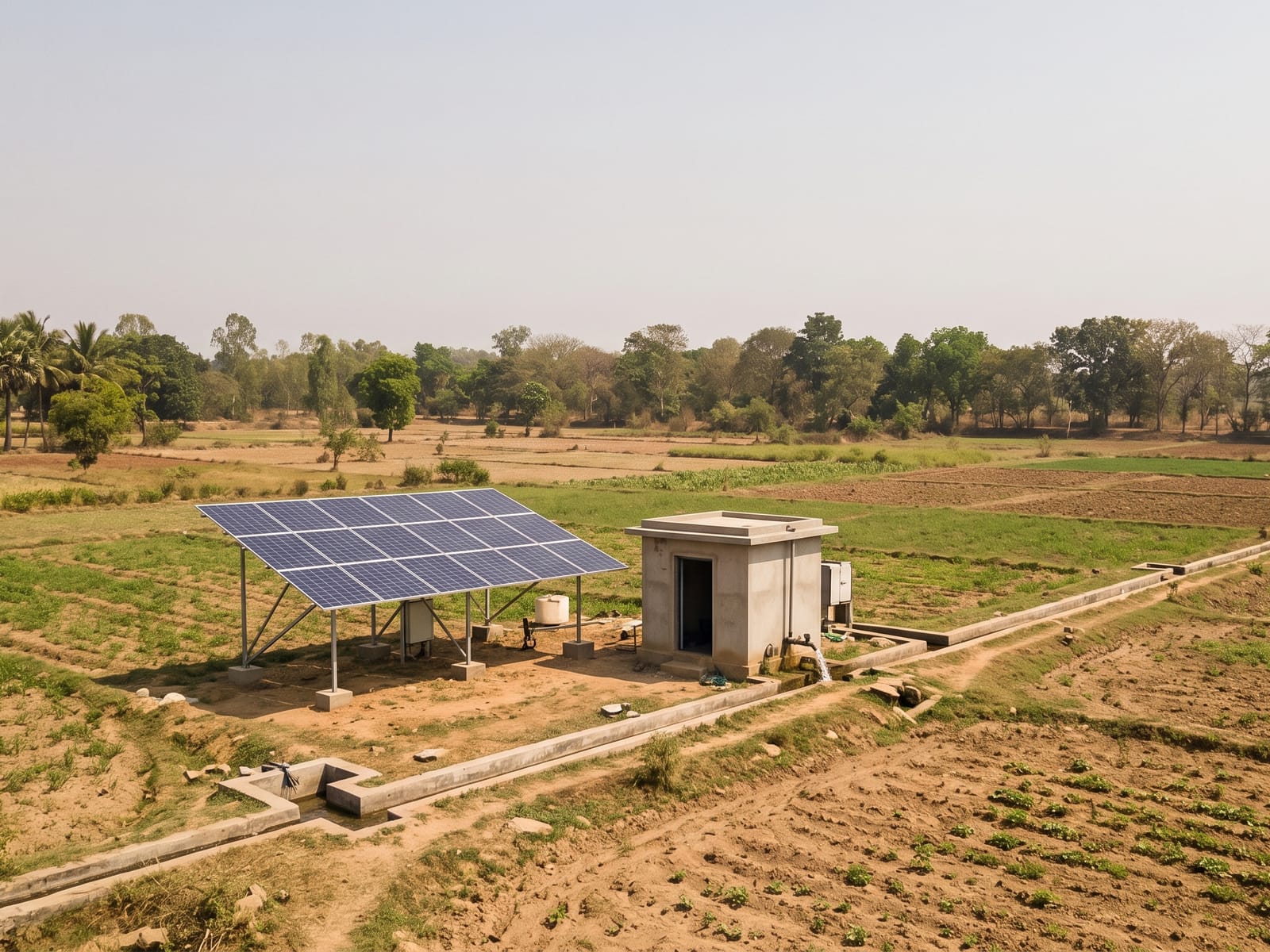 Solar pumps installed by Aarve Solar
