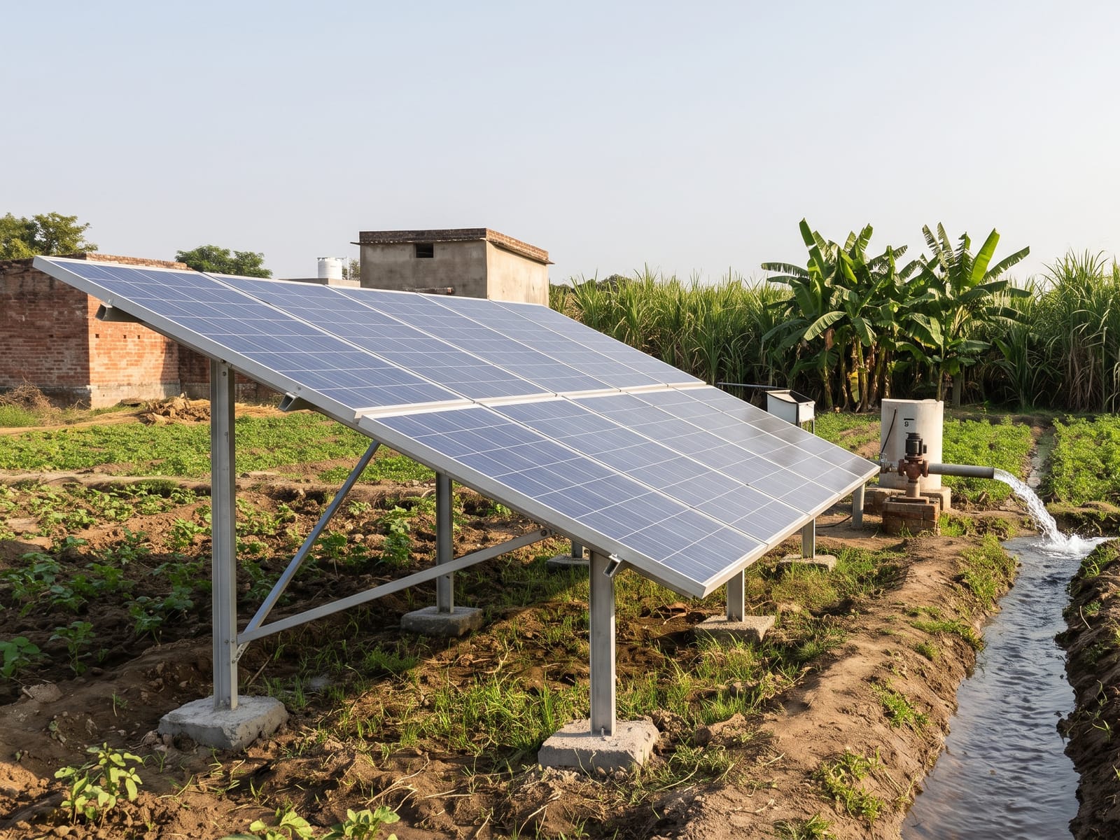 Solar pumps installed by Aarve Solar