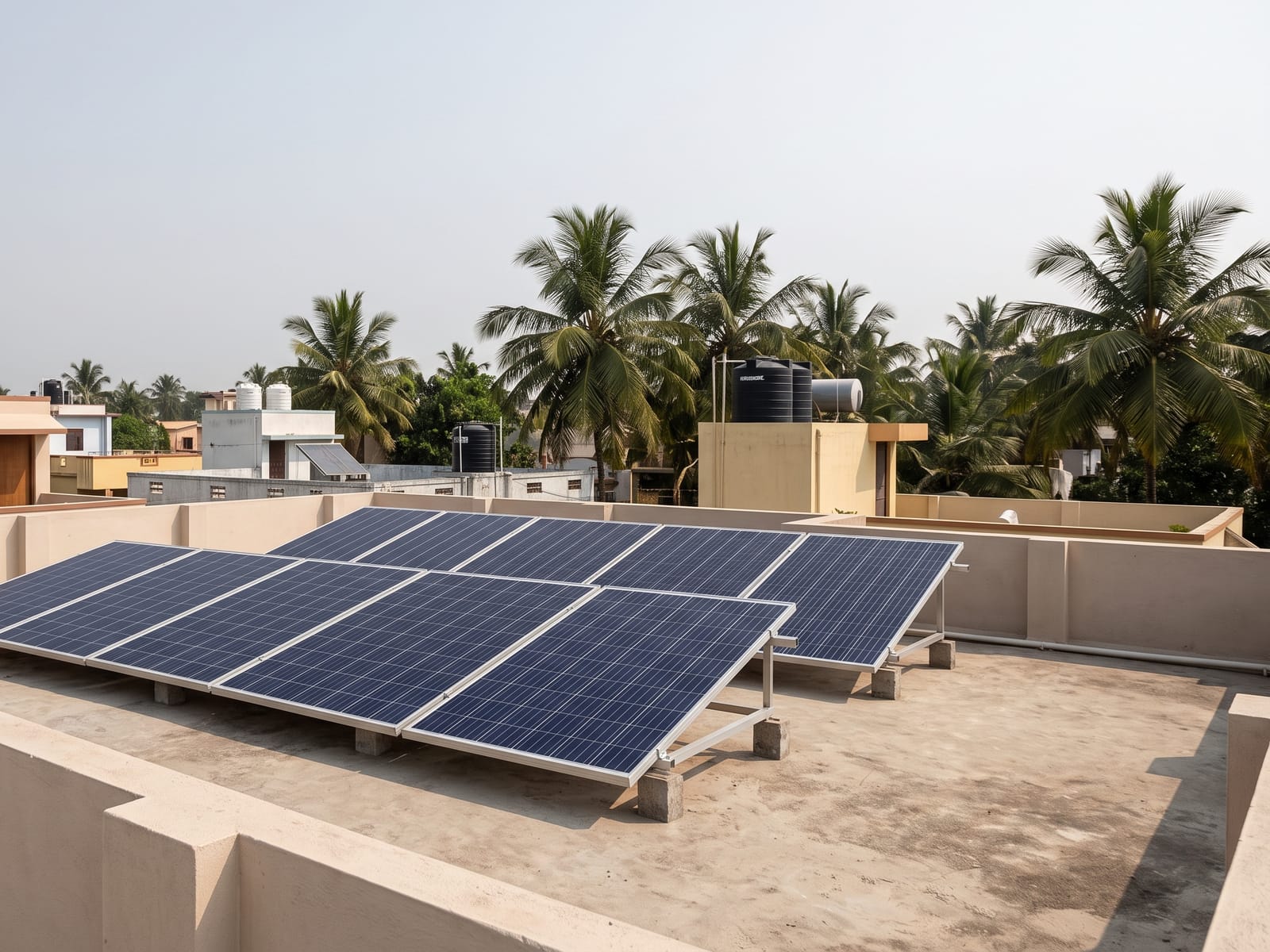 Solar rooftops installed by Aarve Solar