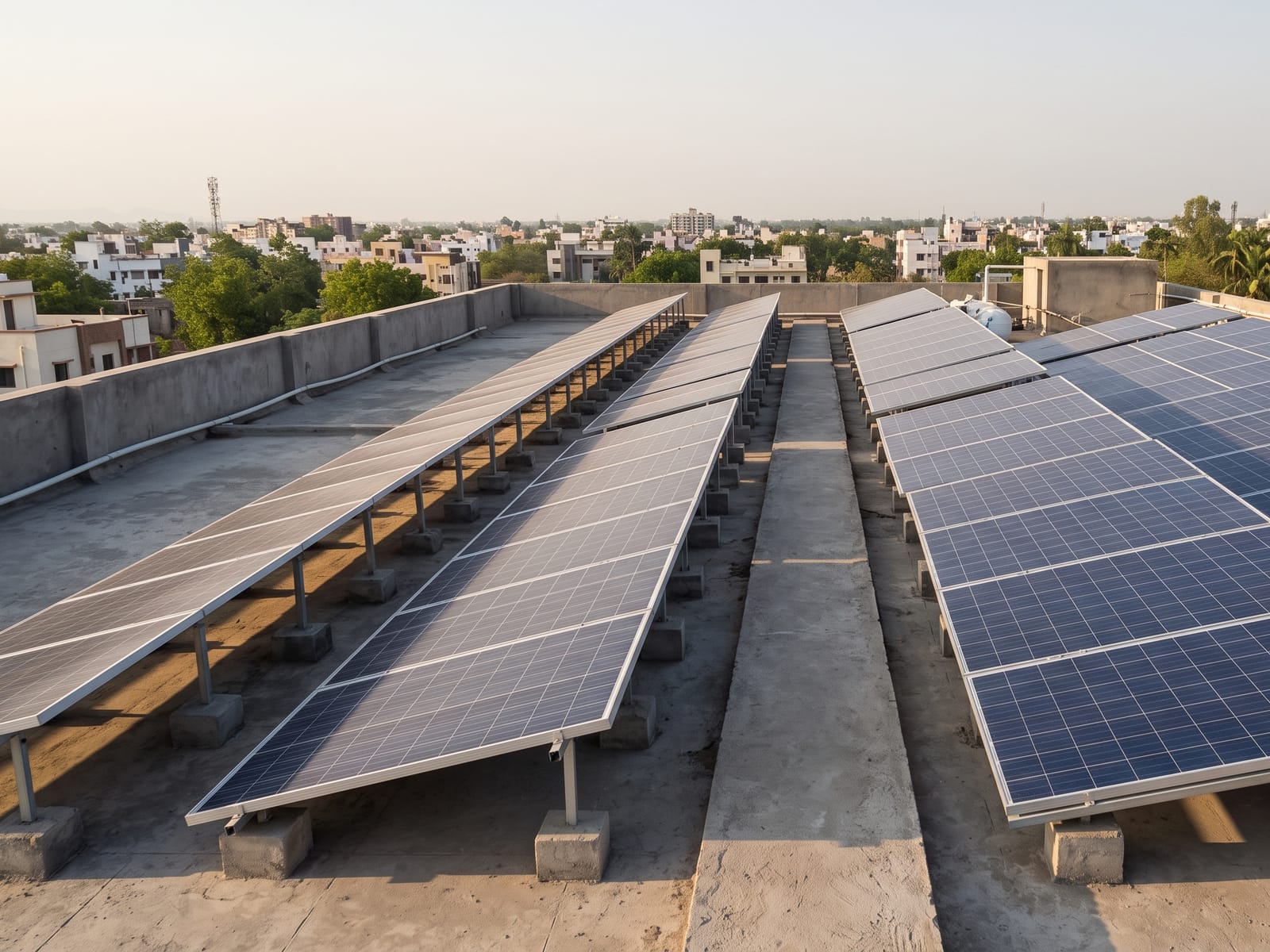 Solar rooftops installed by Aarve Solar
